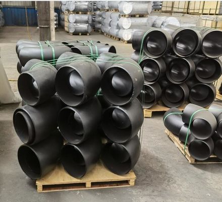 ASME B16.9 ενωμένος στενά άκρη σωληνώσεων αγκώνας χάλυβα τοποθετήσεων SCH10 SCH20 STD SCH40 SCH80 μαύρος