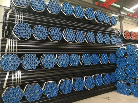 Άνευ ραφής χάλυβας άνθρακα σωλήνων ASTM B36.10 API5L A106 GRB A53 SS304 SS316 SS321 5.8M 6M