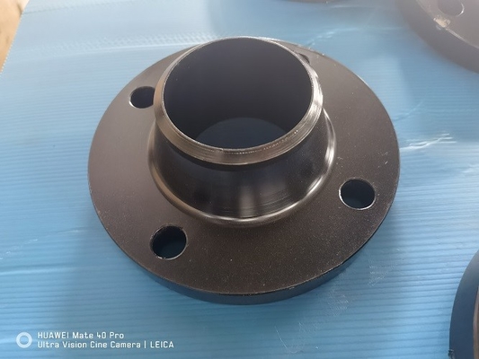 Μαύρο χρώμα φλαντζών Dn200 Asme A105n σωλήνων Wn περασμένο κλωστή 150lbs