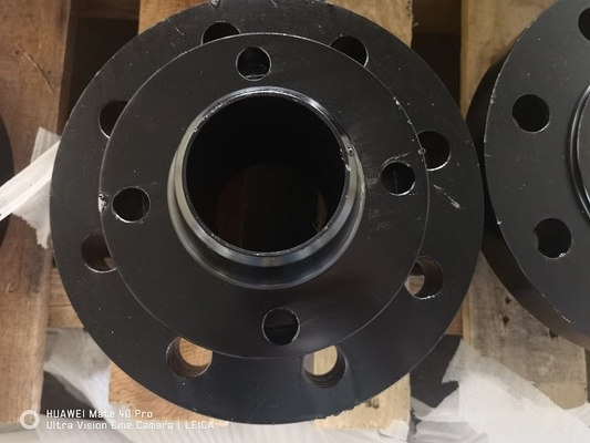 Μαύρο χρώμα φλαντζών Dn200 Asme A105n σωλήνων Wn περασμένο κλωστή 150lbs