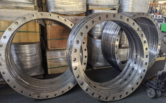 Αντιοξειδωτική ολίσθηση πετρελαίου AWWA C207-07 Hubbed PED 2000 φλαντζών ISO9001