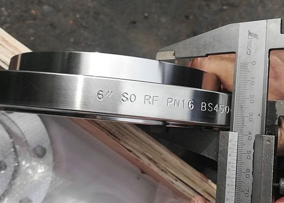 Σφυρηλατημένες φλάντζες DIN 2502 DIN 2633 DIN 2566 ανοξείδωτου πιάτων PN6